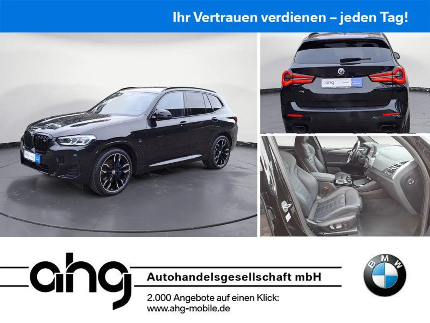 BMW X3 M i Innovationsp. Sport Aut. AHK Noir - 1
