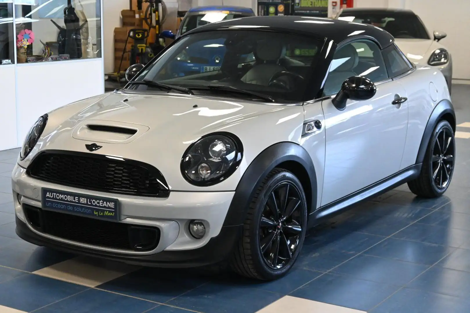 MINI Cooper COUPE R58 184 ch S Gris - 1
