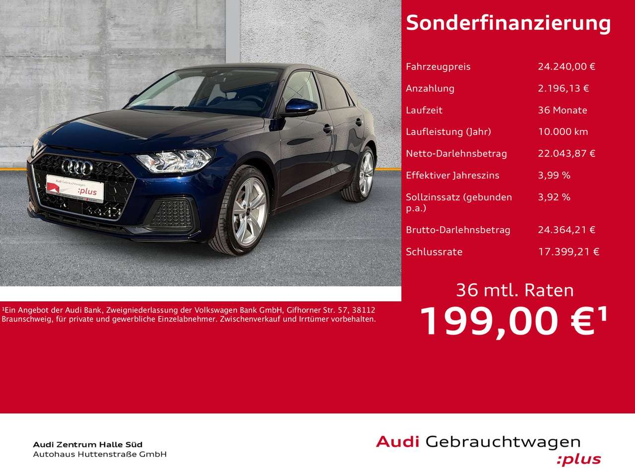 Audi A1 — Audi A1 Sportback 35 TFSI S tronic advanced APP SHZ PDC