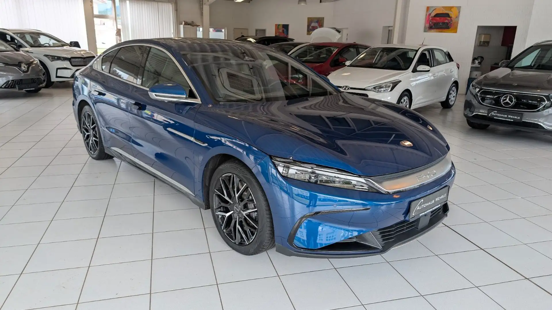 BYD Han 380 kW AWD Executive *Panoramadach*Leder* Blau - 2