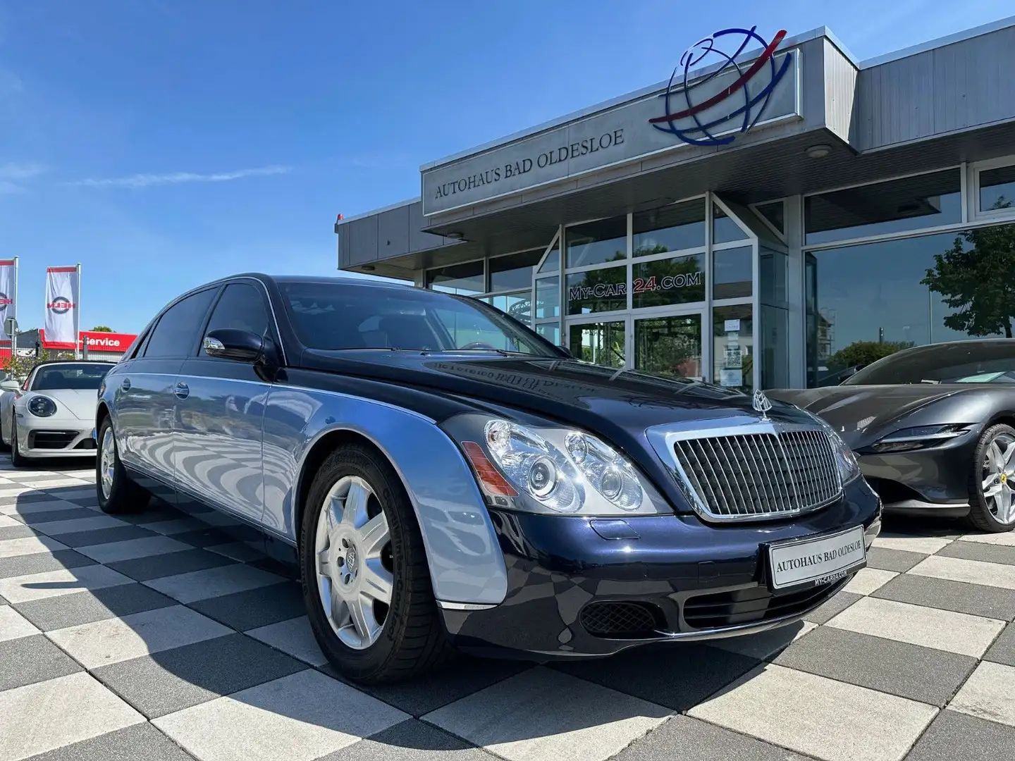 Maybach 62 * Abstandstempomat* Blauw - 2