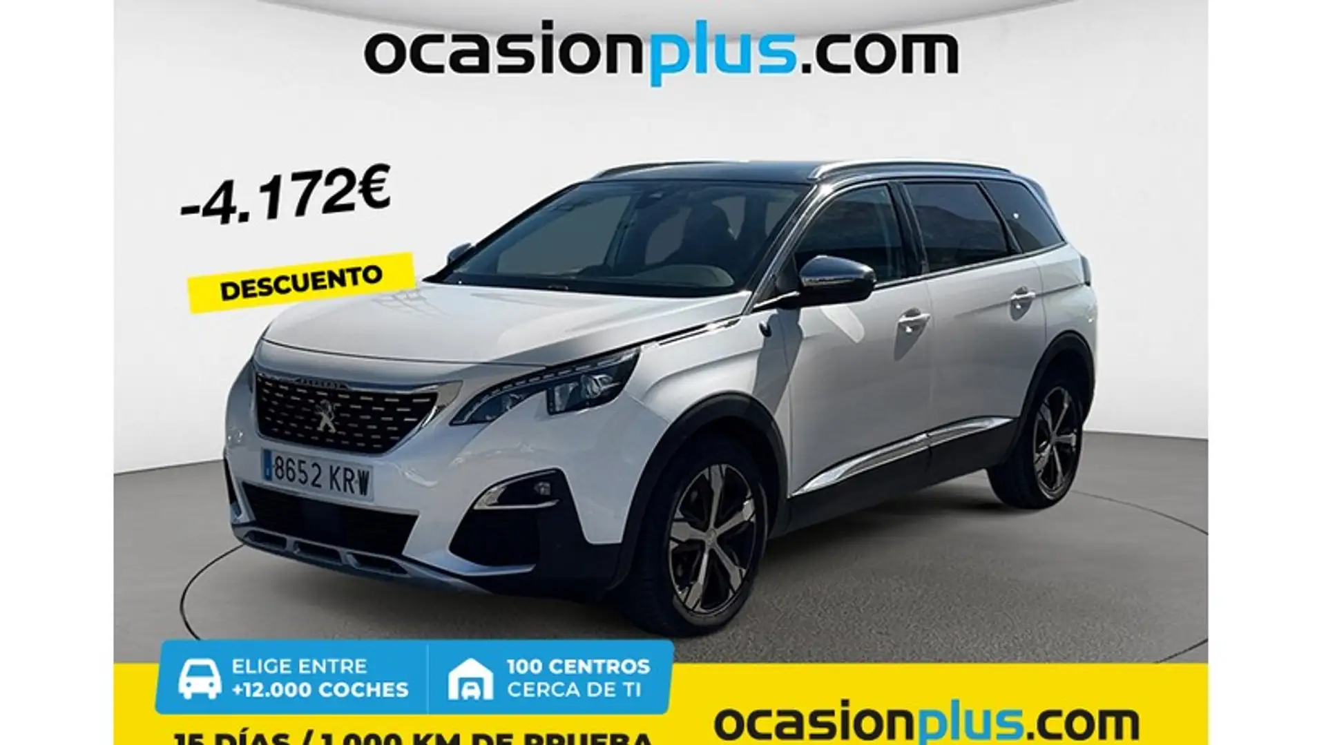 Peugeot 5008 1.6 BlueHDi Style 7 pl. EAT6 120 Weiß - 1