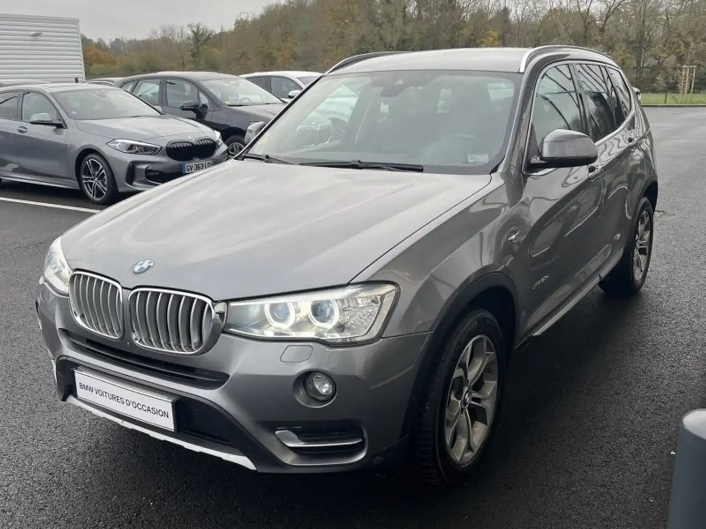 BMW X3 xDrive20dA 190ch xLine Gris - 1
