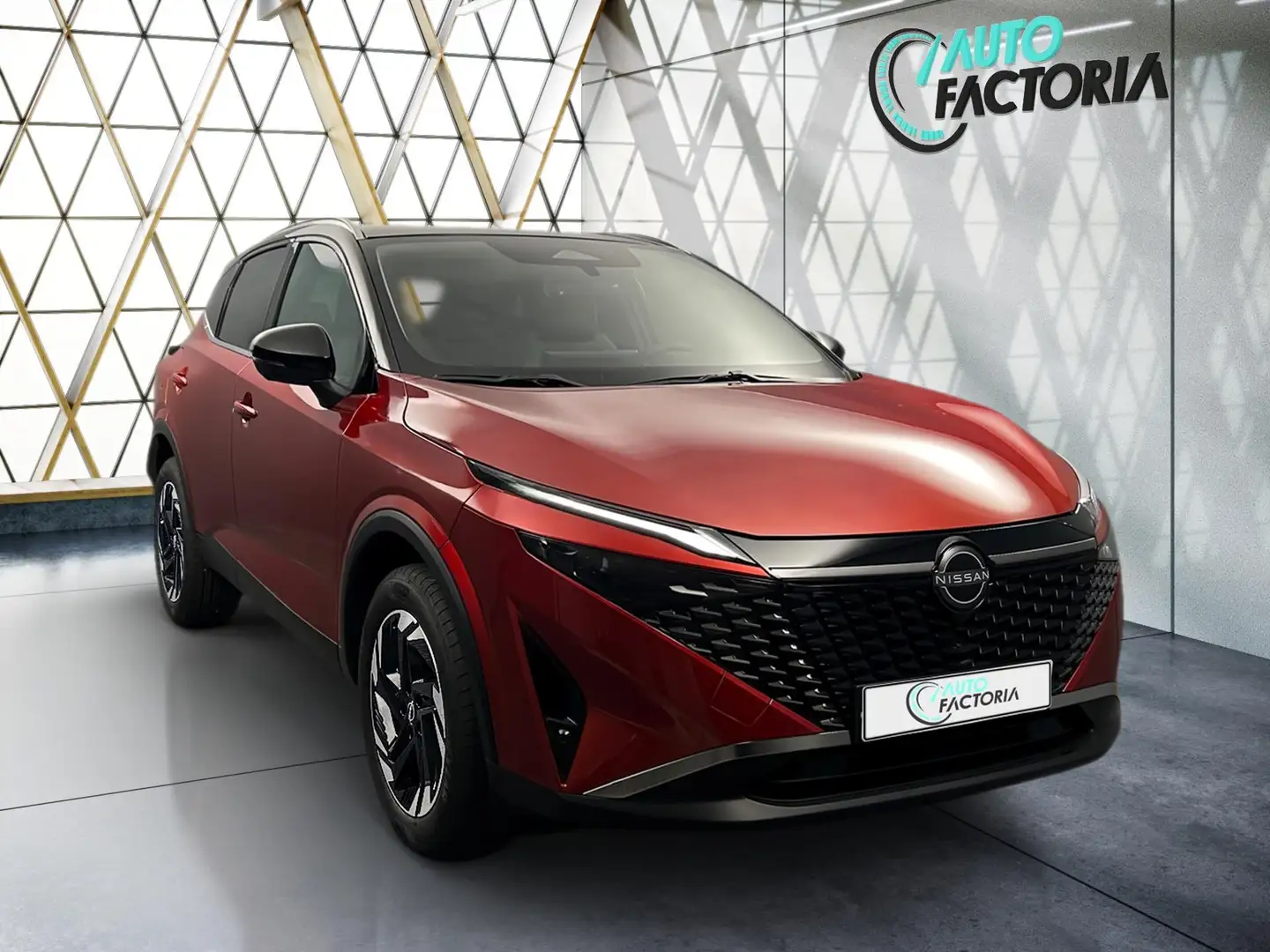Nissan Qashqai -36% 158 BVA+T.PANO+GPS+CAM360+OPTS Rouge - 2