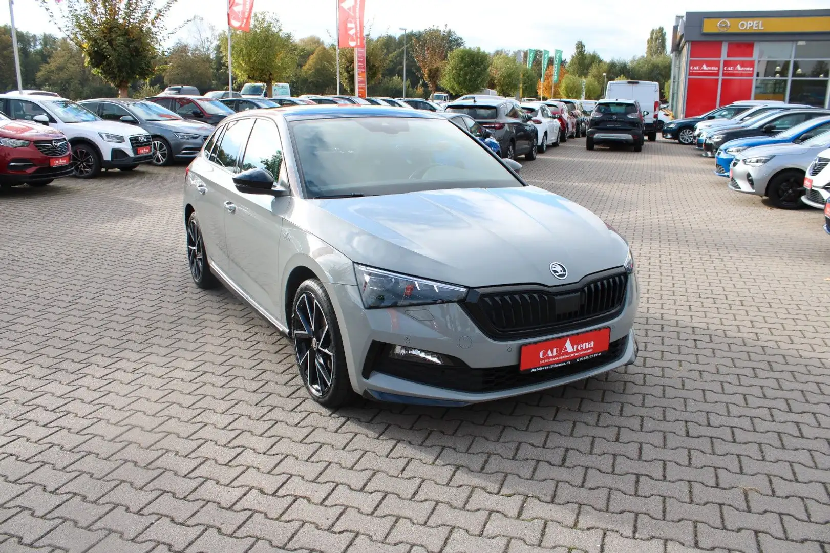 Skoda Scala 1.5 TSI DSG Monte Carlo*1.Hand*Navi*Pano* Gris - 1