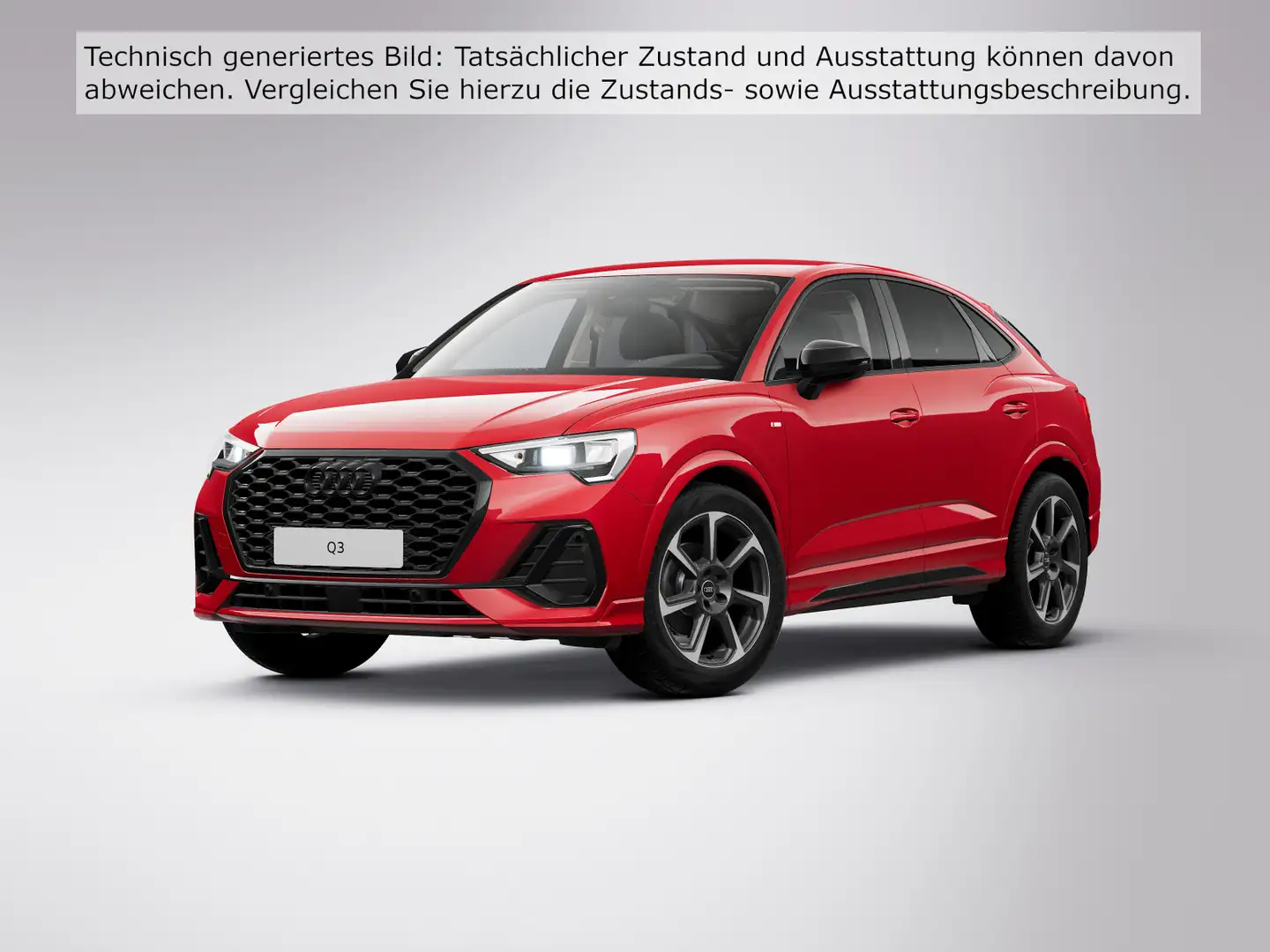 Audi Q3 35 TFSI S LINE LM19 ALCANTARA AHK A Rot - 2