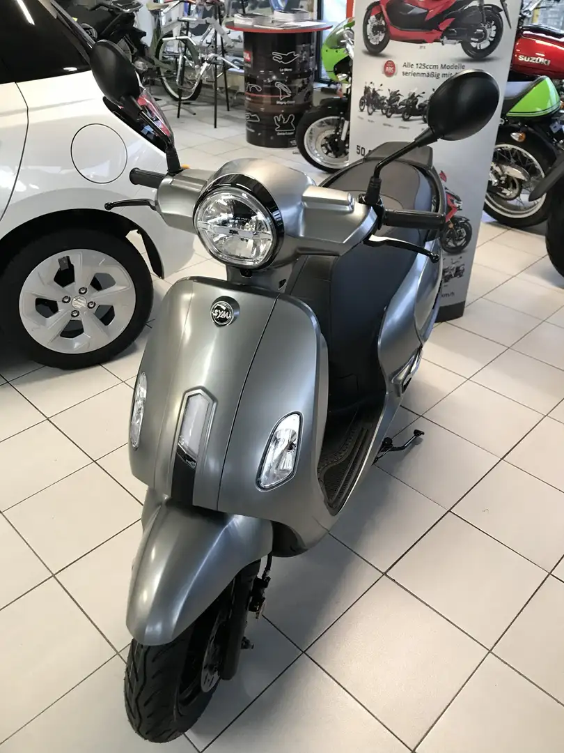 SYM Fiddle 50 Diamondwhite Red-Seat Blanc - 2