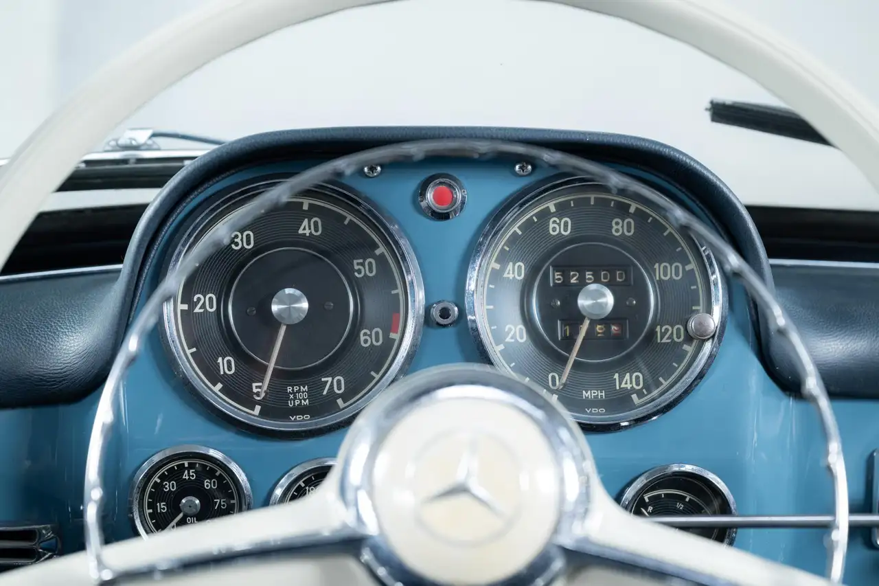 Mercedes-Benz 190 SL - Original Hell Blau - Complete restoration - O, foto 10
