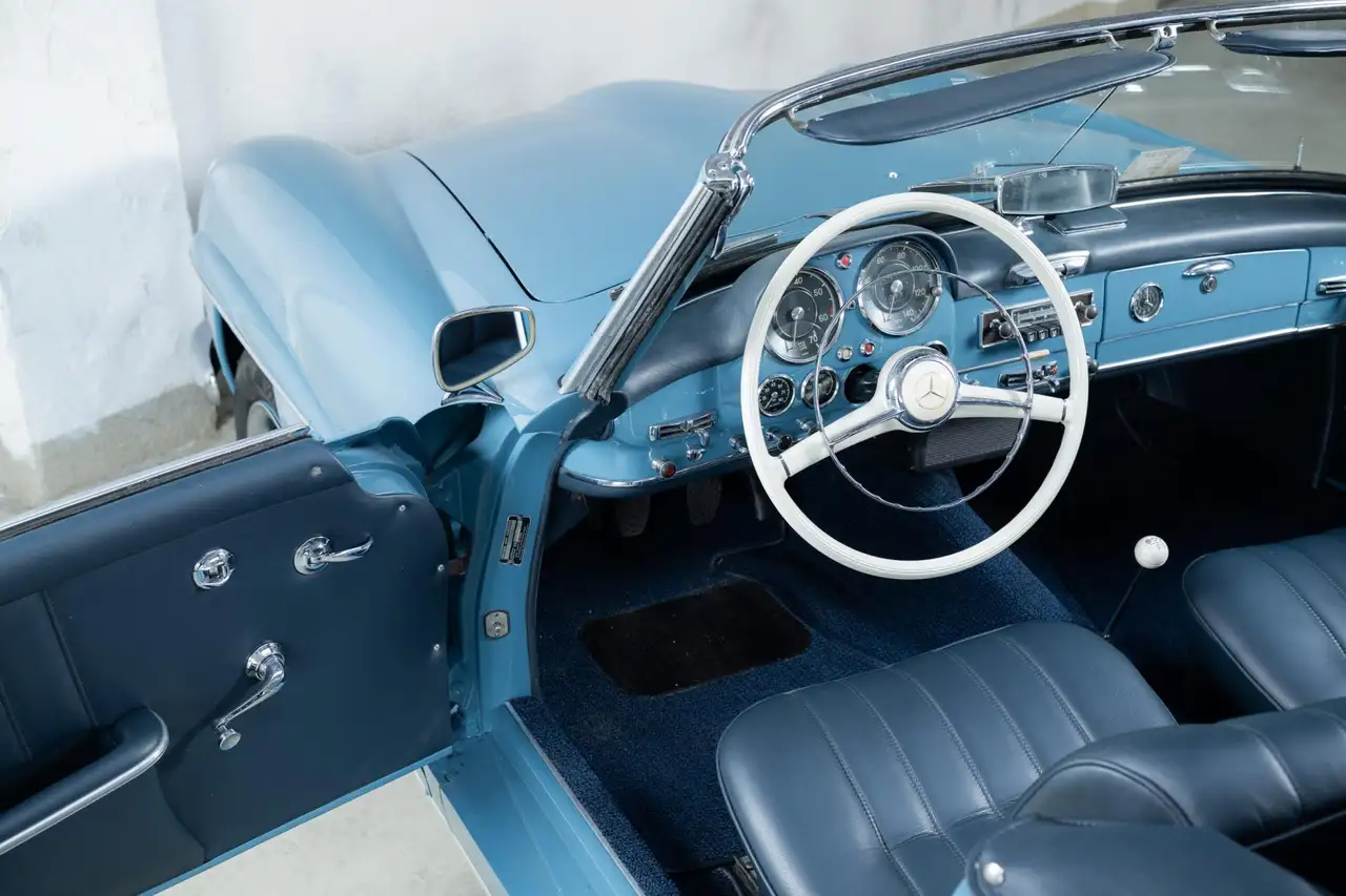 Mercedes-Benz 190 SL - Original Hell Blau - Complete restoration - O, foto 8