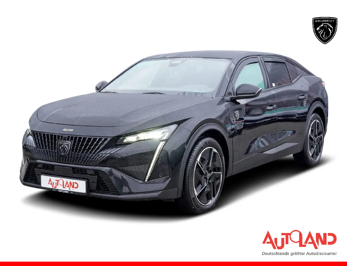 Peugeot 408 GT-Line 130 Aut. LED ACC Navi Negro - 1
