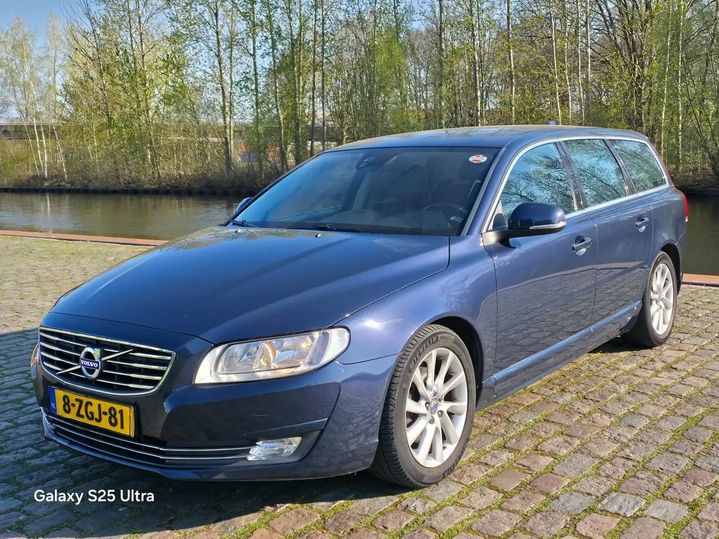 Volvo V70 1.6 D2 Nordic+ airco leerbekeleding stoelverwarmin Kék - 2