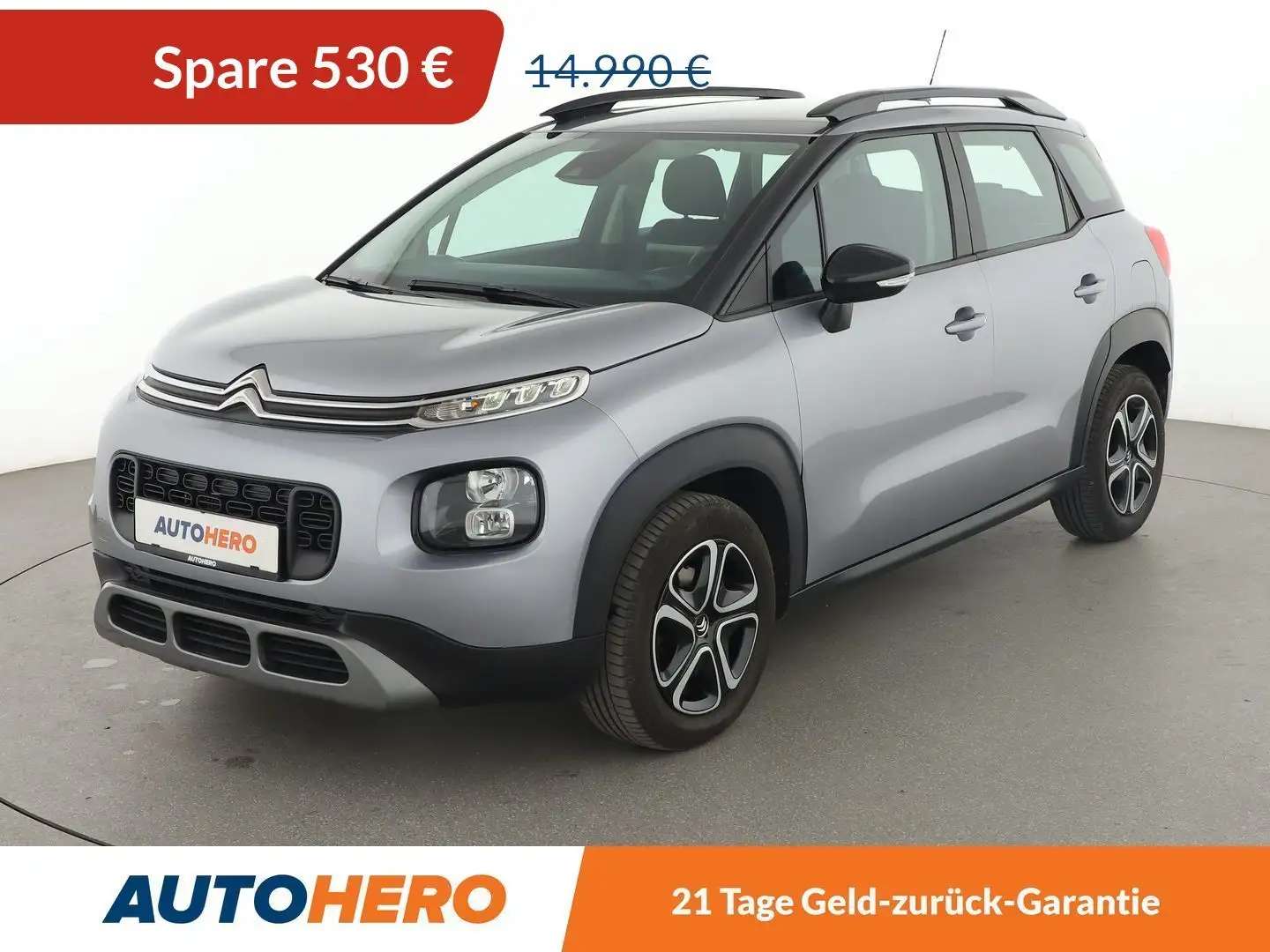 Citroen C3 Aircross 1.2 PureTech Feel Pack *SHZ*TEMPO*ALU* Grau - 1