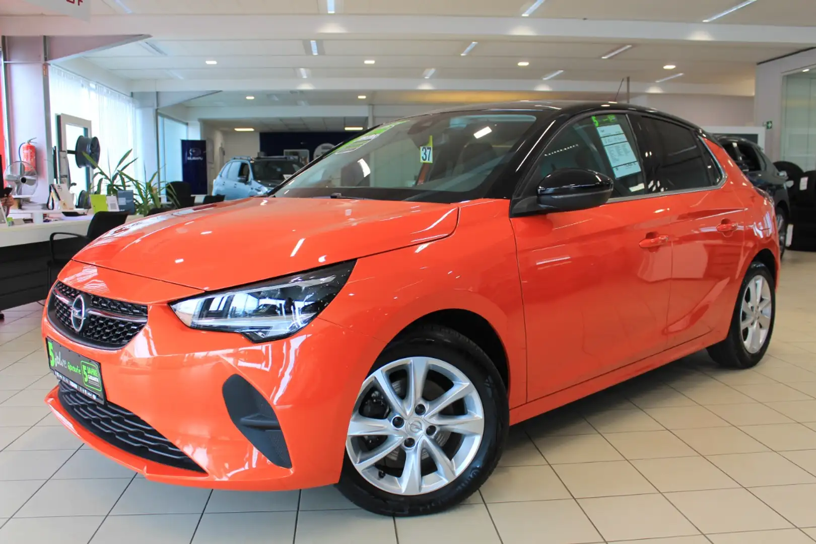 Opel Corsa F 1.2 Turbo ELEGANCE *LED*SHZ+RFK*LM*PDC Naranja - 2