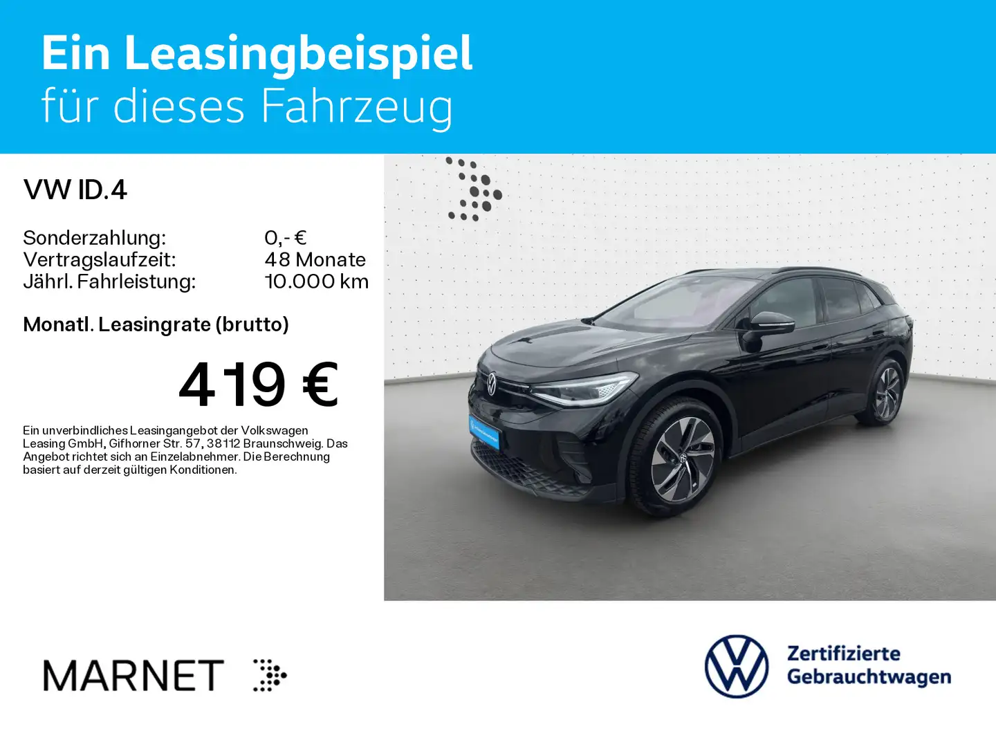 Volkswagen ID.4 Pro*82 kWh*Navi*AHK*Wärmep*Pano*Kamera*IQ-L Noir - 2