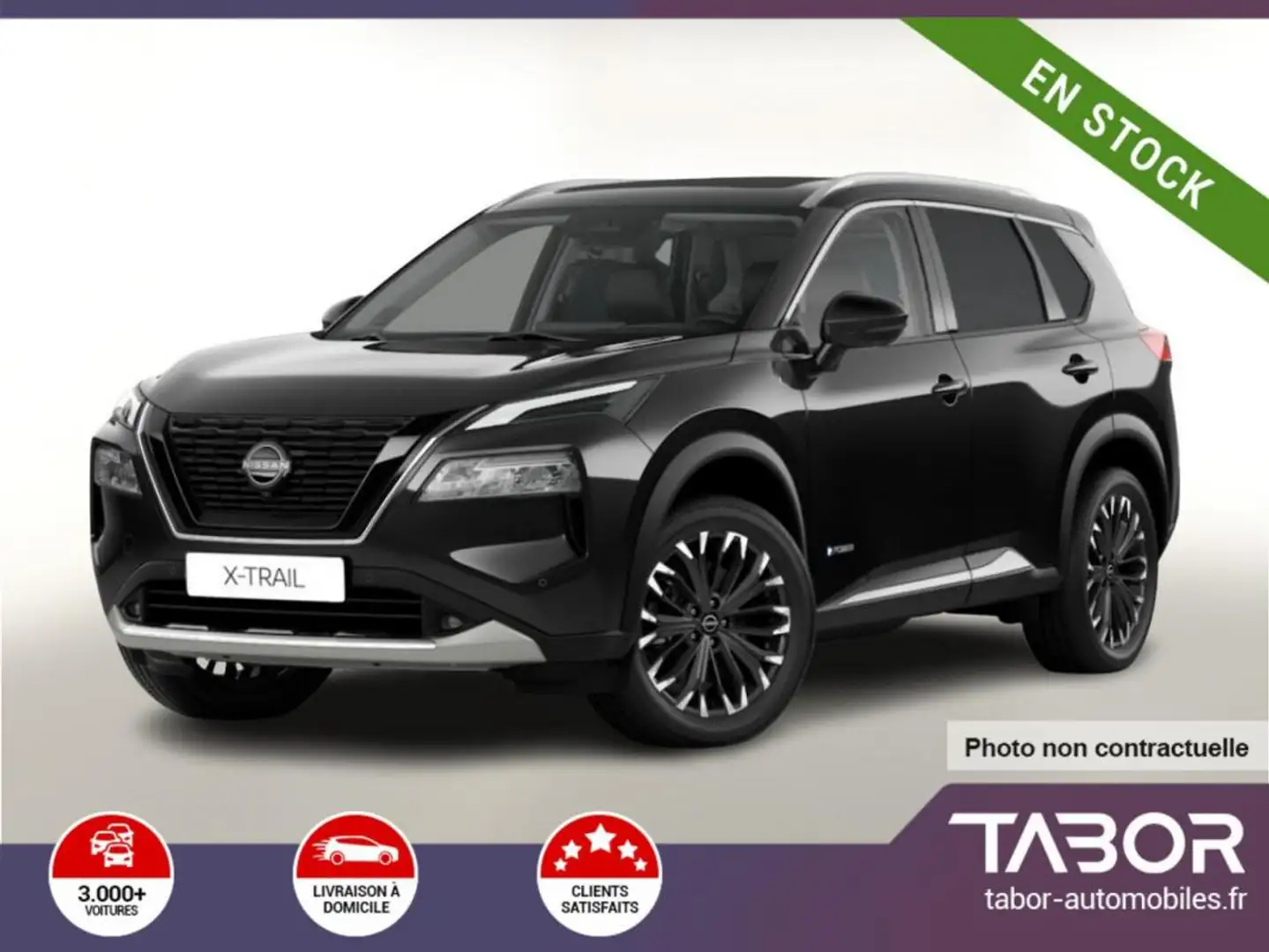 Nissan X-Trail 204 Tekna Pano Bose HUD 360° GPS Noir - 1