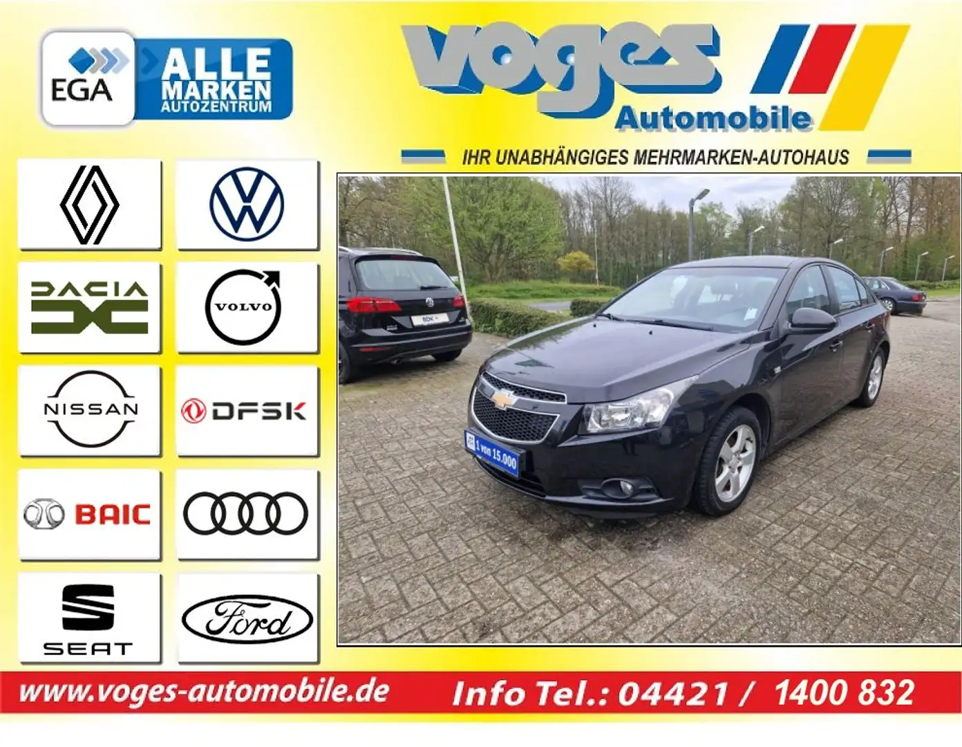 Chevrolet Cruze 1.6 Noir - 1
