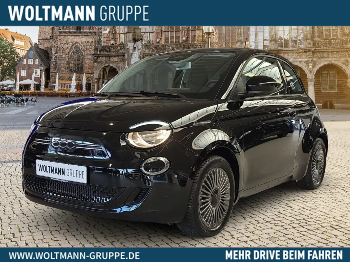 Fiat 500e Icon Navi 360 Kamera  Klimaautomatik Schwarz - 1