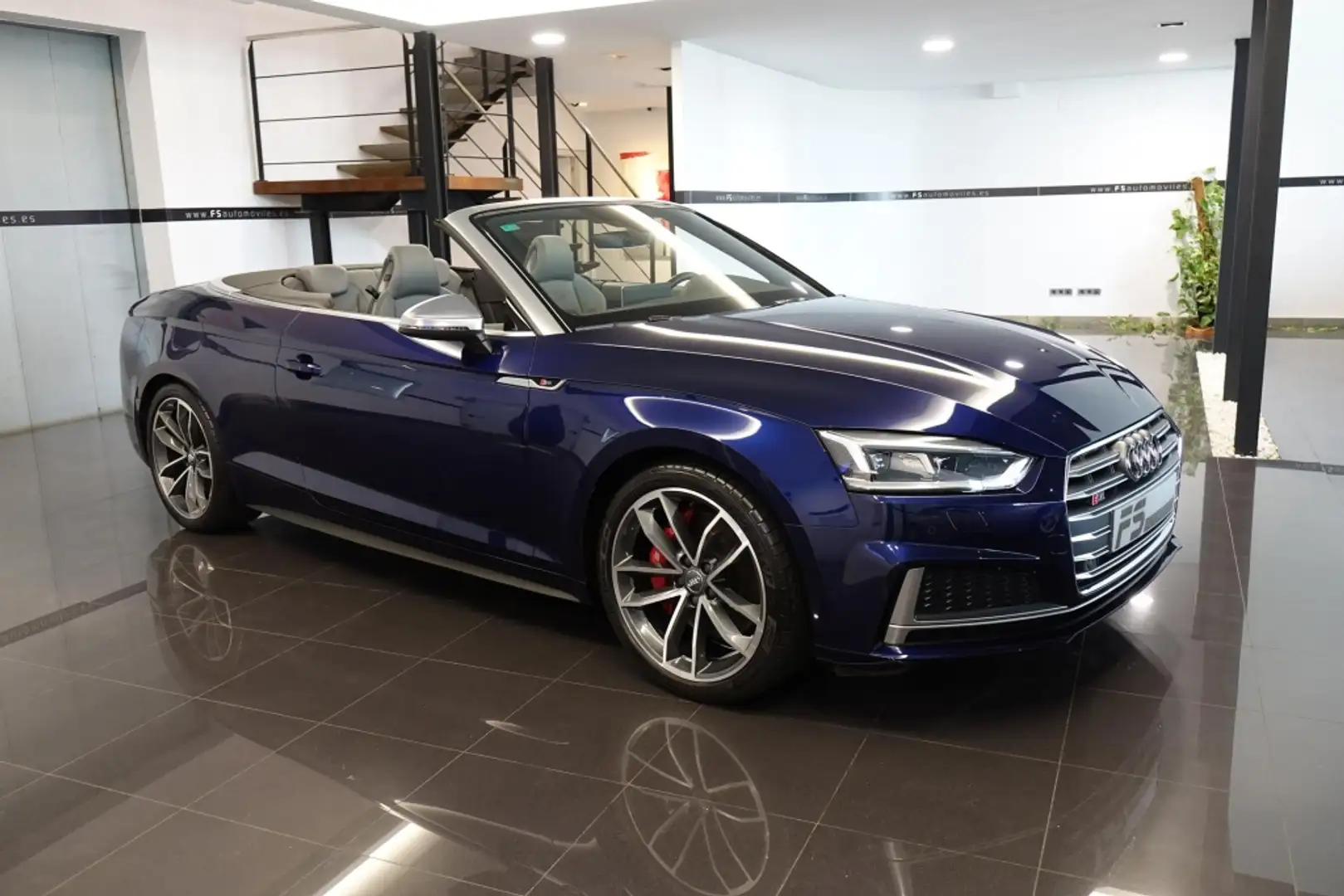 Audi S5 Cabrio 3.0 TFSI quattro Tiptronic Modrá - 1