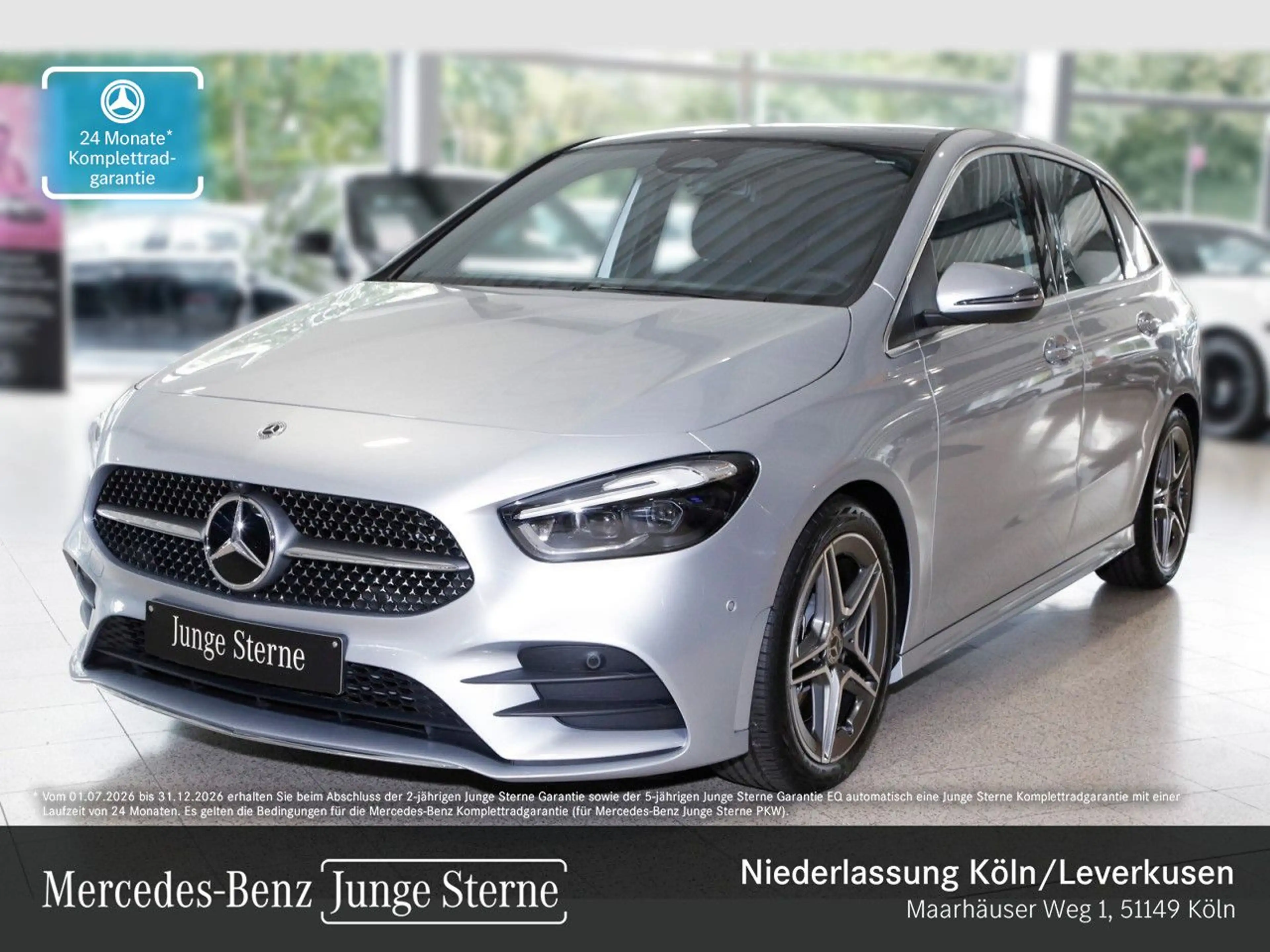 Mercedes-Benz B 200 d AMG+PANO+AHK+MULTIBEAM+KAMERA+TOTW+KEYLESS