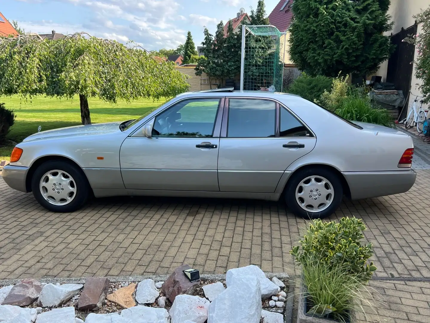 Mercedes-Benz S 320 300SE W140 1.HD/unfallfrei/Erstlack Silber - 2
