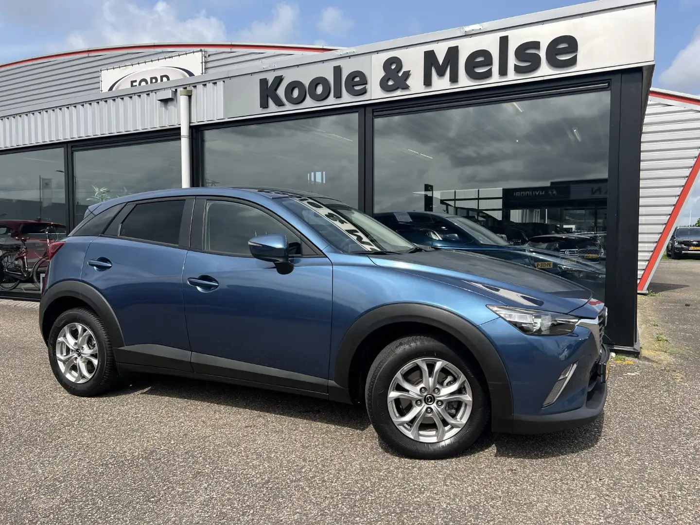 Mazda CX-3 2.0 SKYACTIV-G 120pk AUT Dynamic , trekhaak afneem Bleu - 2