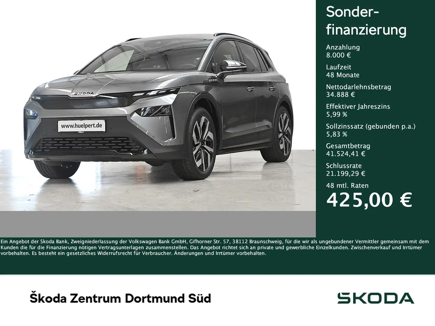 Skoda Elroq 85 Sportline HuD NAV ACC 360 Grad Szürke - 1