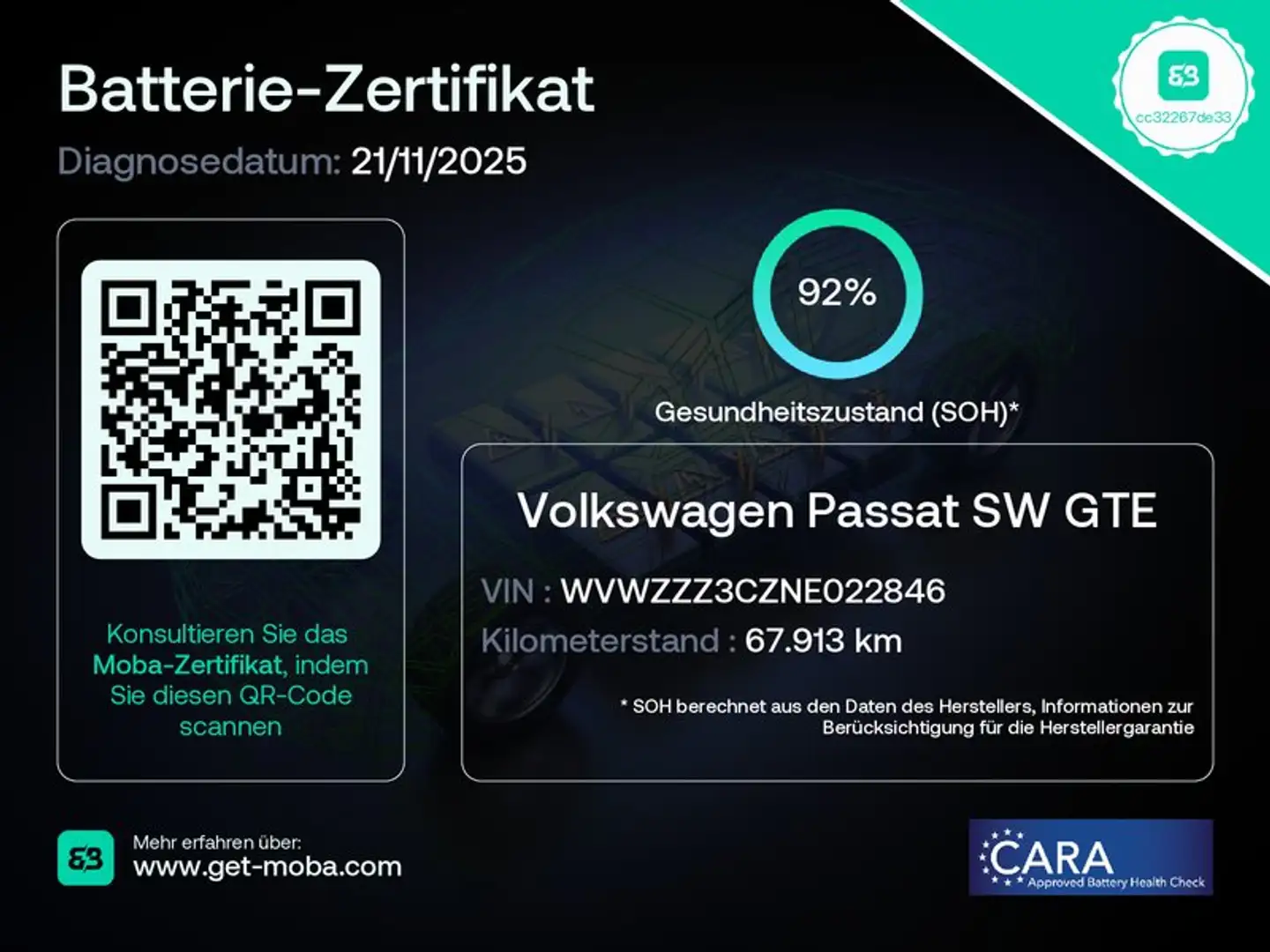 Volkswagen Passat Variant GTE , Virtual, CAM, LED, Memory, Leder, ACC Schwarz - 2