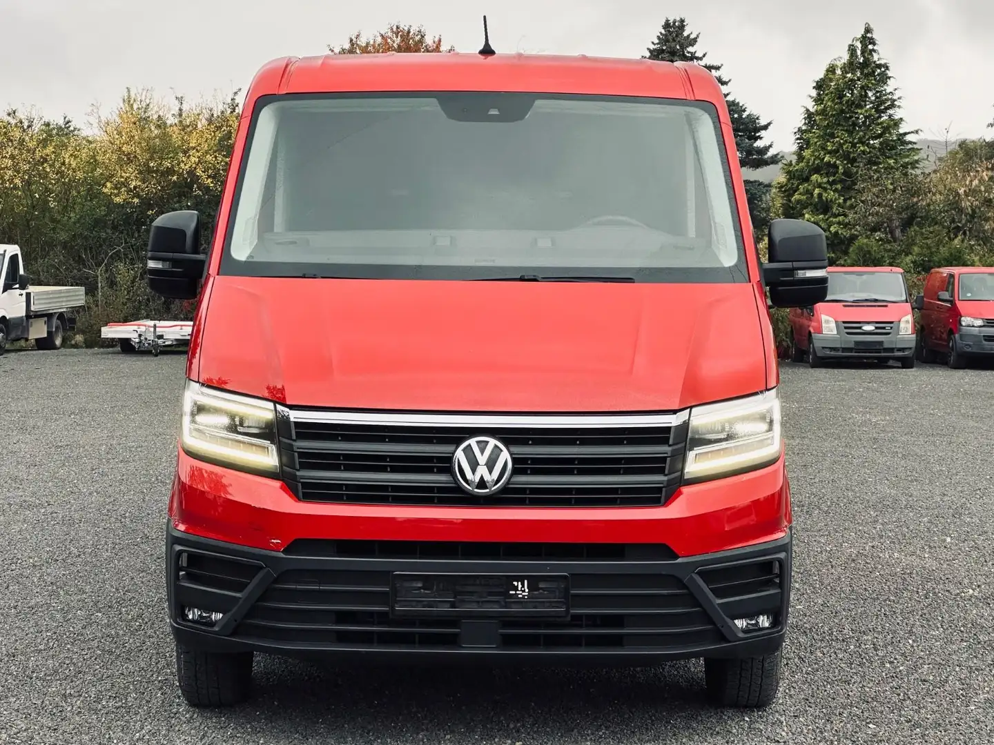 Volkswagen Crafter Pritsche DOKA mittellang*LED*NAVI*7-SITZ Rot - 2