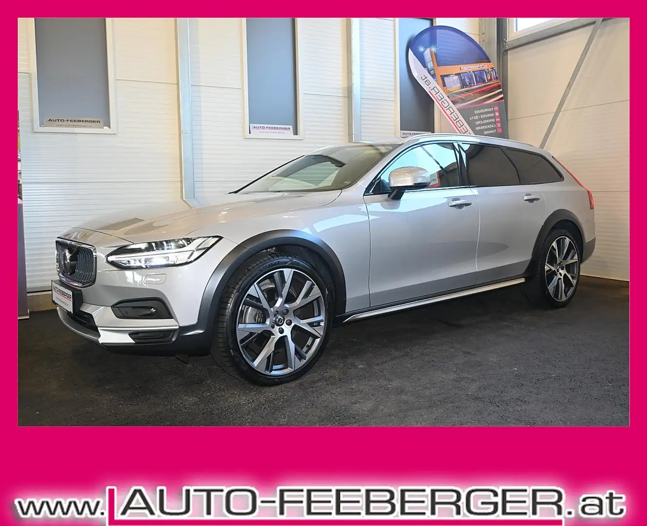 Volvo V90 Cross Country Ultimate B5 AWD Geartronic  Standheizung,Luft-F... Silber - 1