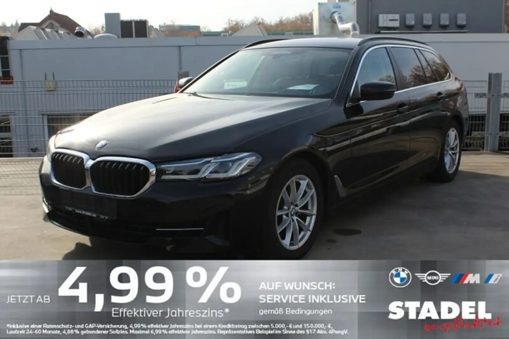 BMW 520 d xDrive Tour. Navi.Laser.ACC.RFK.Standhz.HuD Schwarz - 2