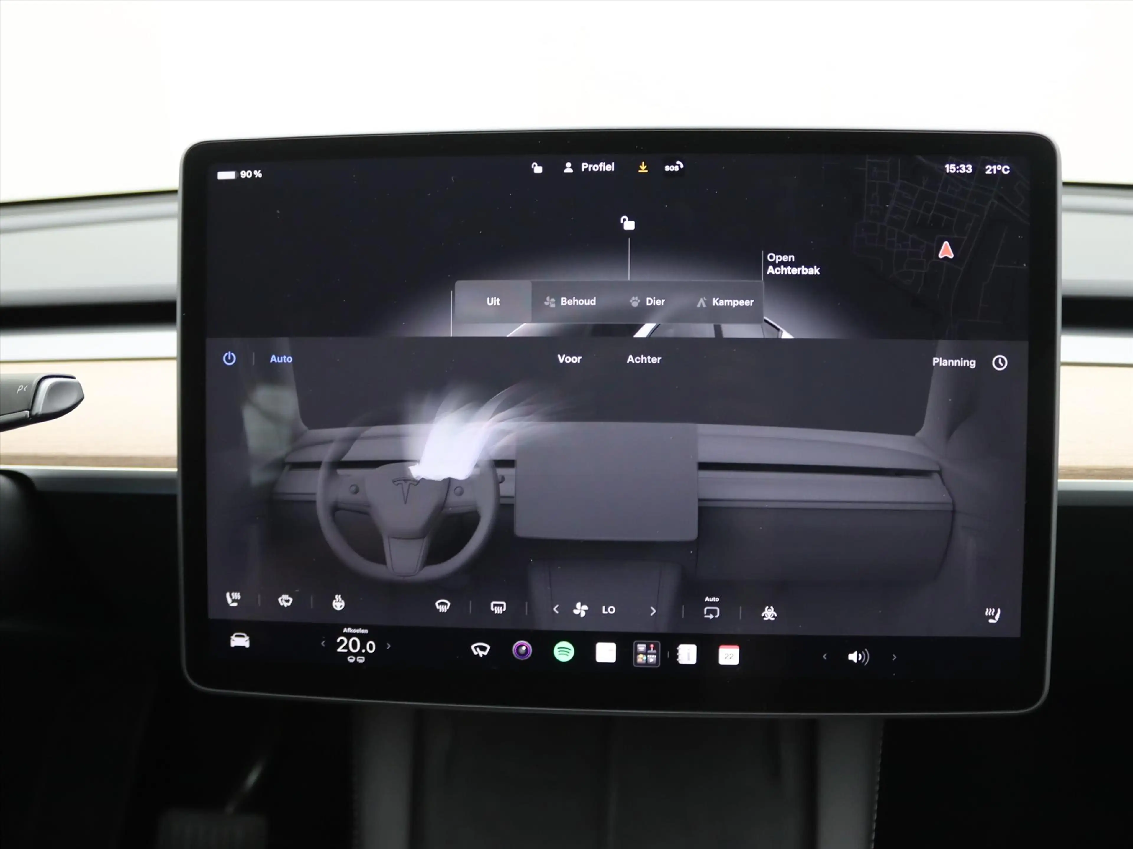 Tesla Model Y Long Range RWD 75kWh 299pk 94.5% SoH [ AMD RYZEN+A — photo 31