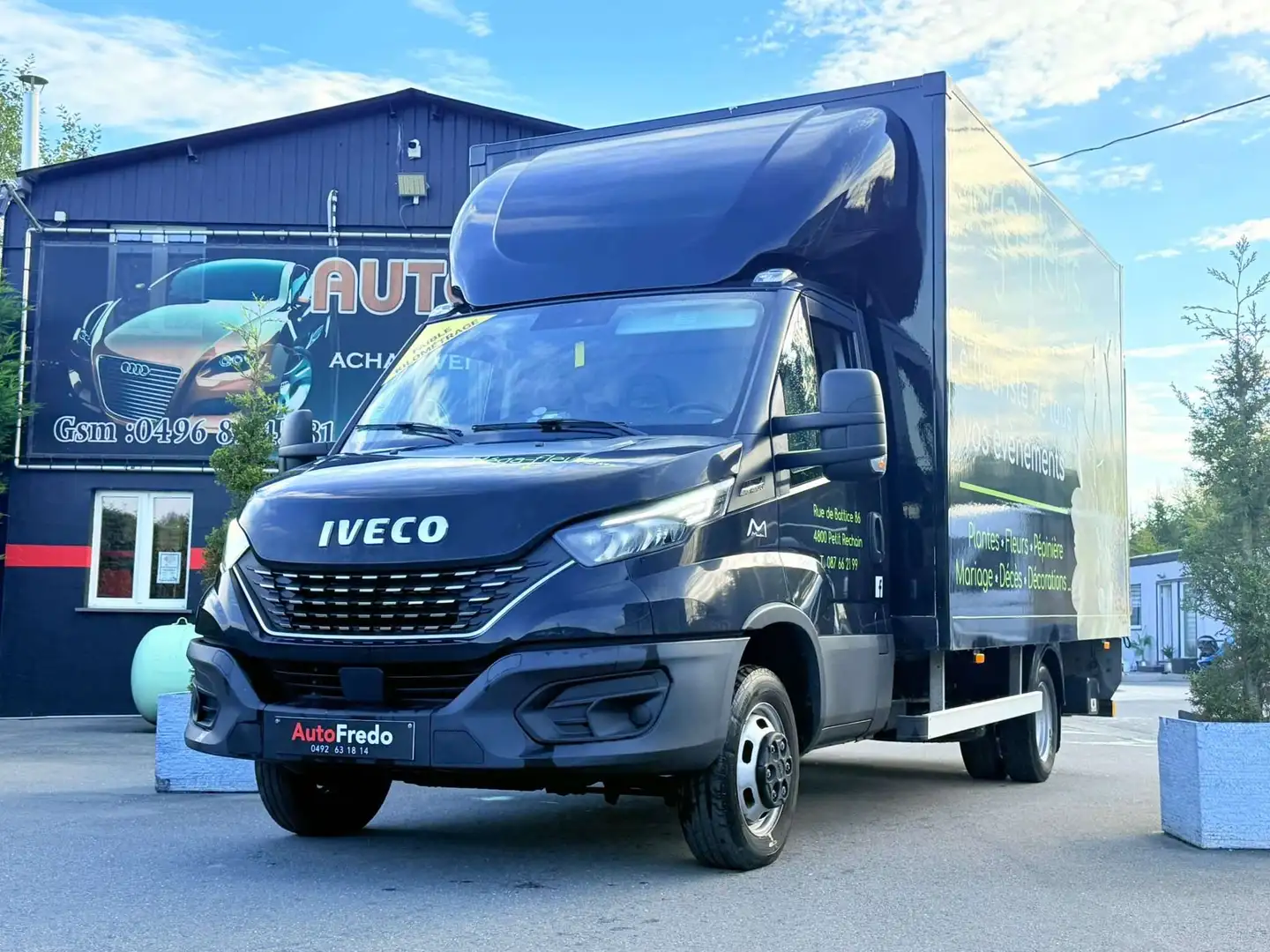 Iveco Daily 50c18 prix htva * permis c * * alu van * lift * Noir - 2