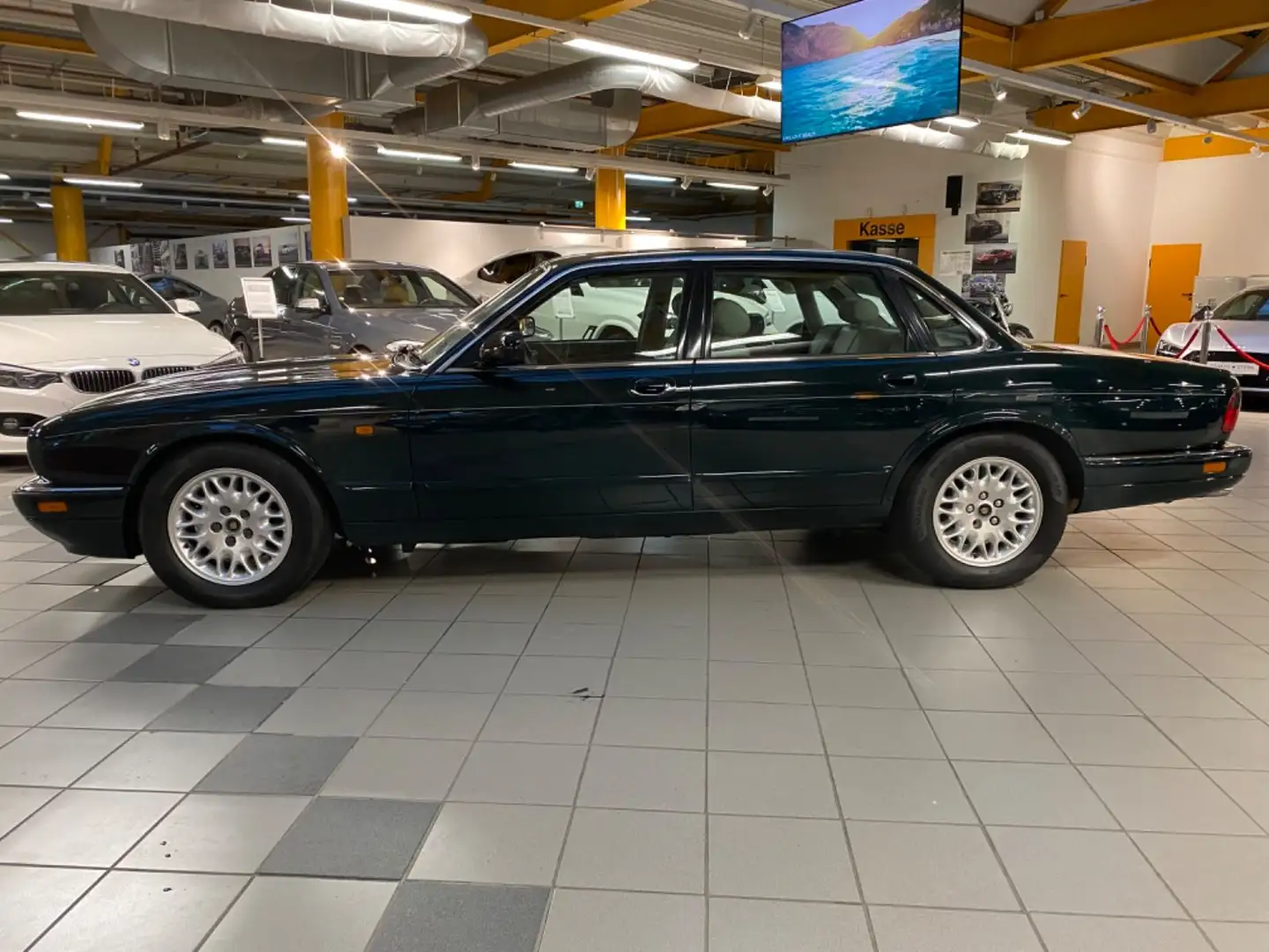 Jaguar XJ6 XJ300|SHZ|Klima|Tempomat|Vollleder|Schiebedach Zöld - 2