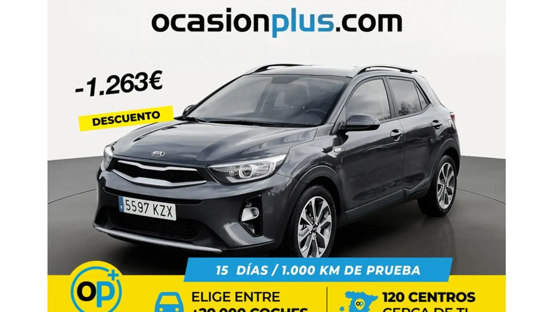 Kia Stonic 1.0 T-GDi Eco-Dynamic Concept 100 Grau - 1