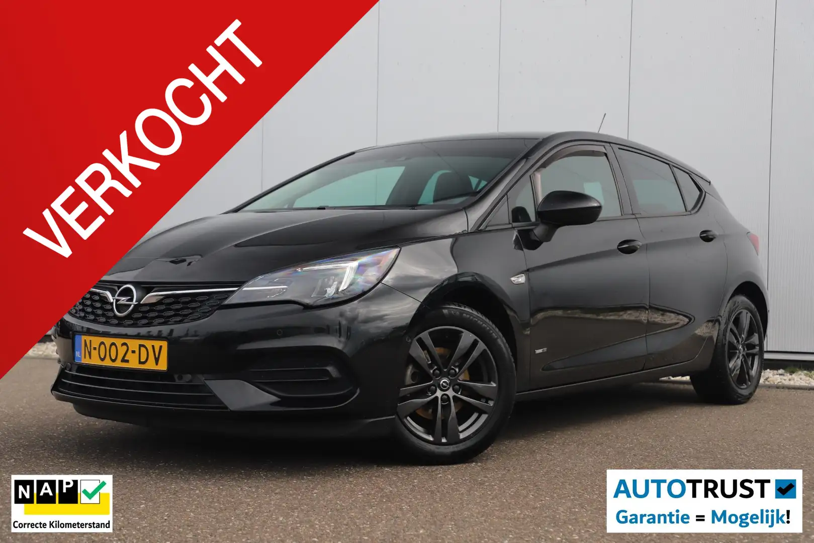 Opel Astra 1.2 Design & Tech Trekhaak Navigatie Carplay Andro Schwarz - 1