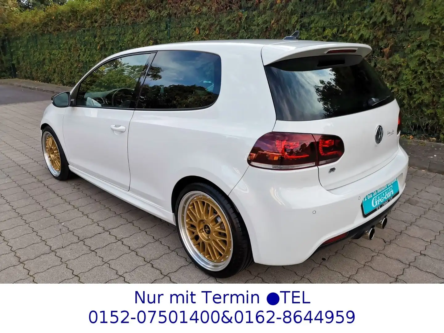 Volkswagen Golf VI R 4Motion*1.Hd*VW S-Heft*TOP zustand Weiß - 2