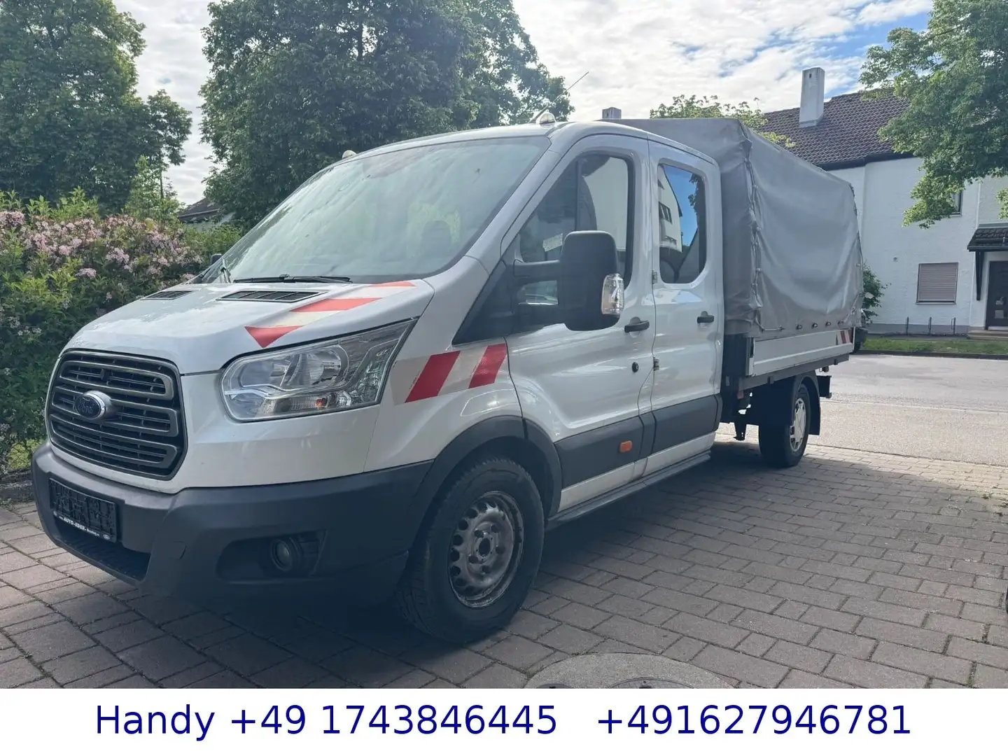 Ford Transit Pritsche 350 L3 Doka Trend/7-Sitze/AHK Biały - 2