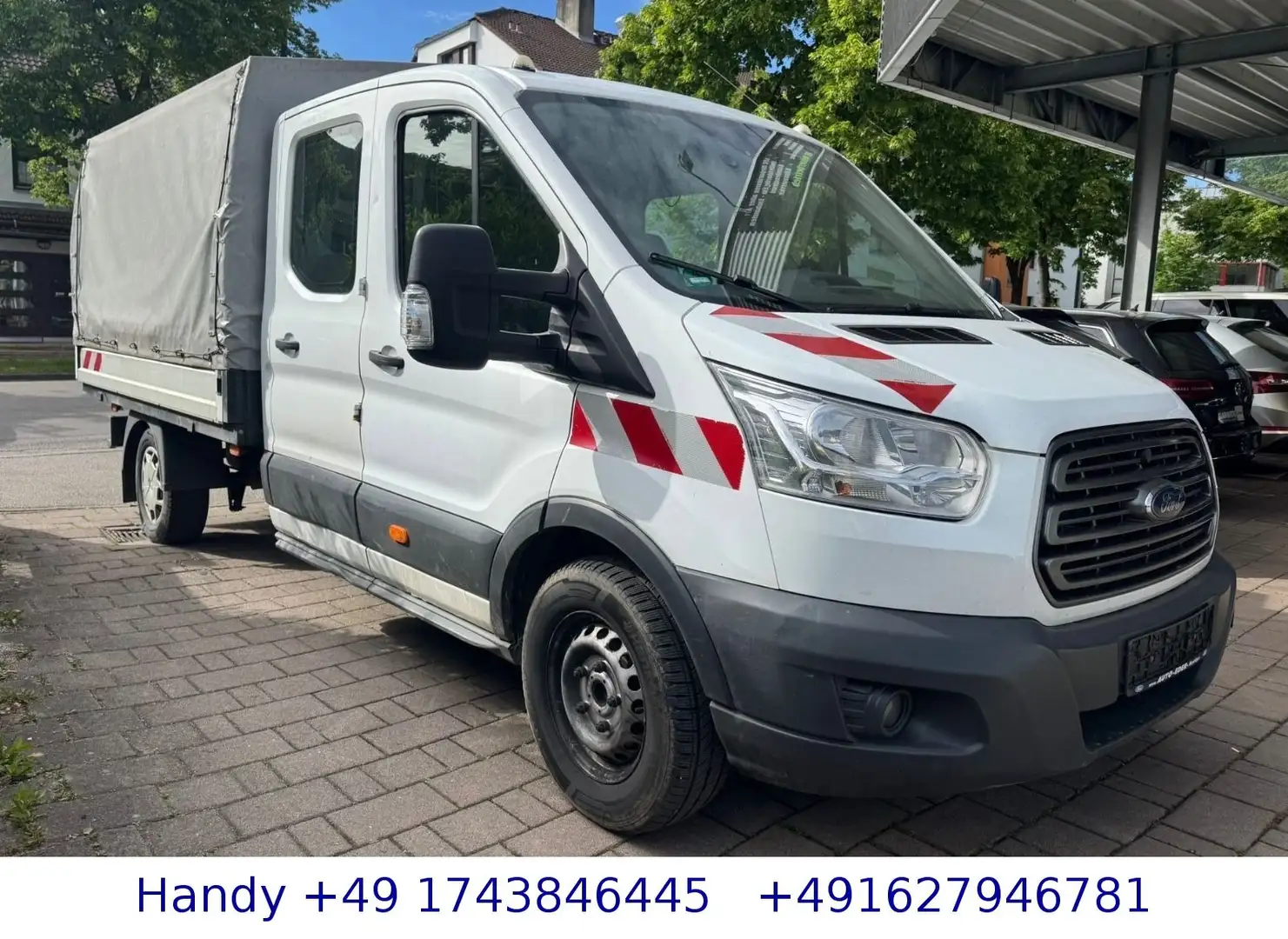 Ford Transit Pritsche 350 L3 Doka Trend/7-Sitze/AHK Biały - 1