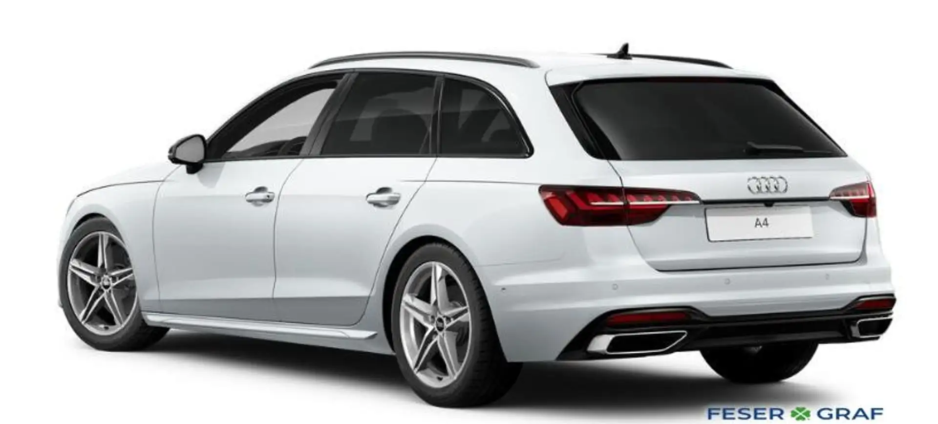 Audi A4 Avant 35 TDI S tronic S Line Leder,LED,Navi Weiß - 2