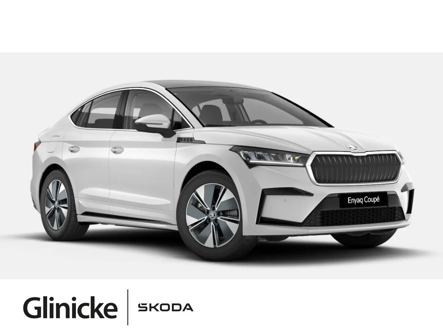 Skoda Enyaq Coupe 60 Sportline 62 kWh 132 kW AHK Weiß - 1