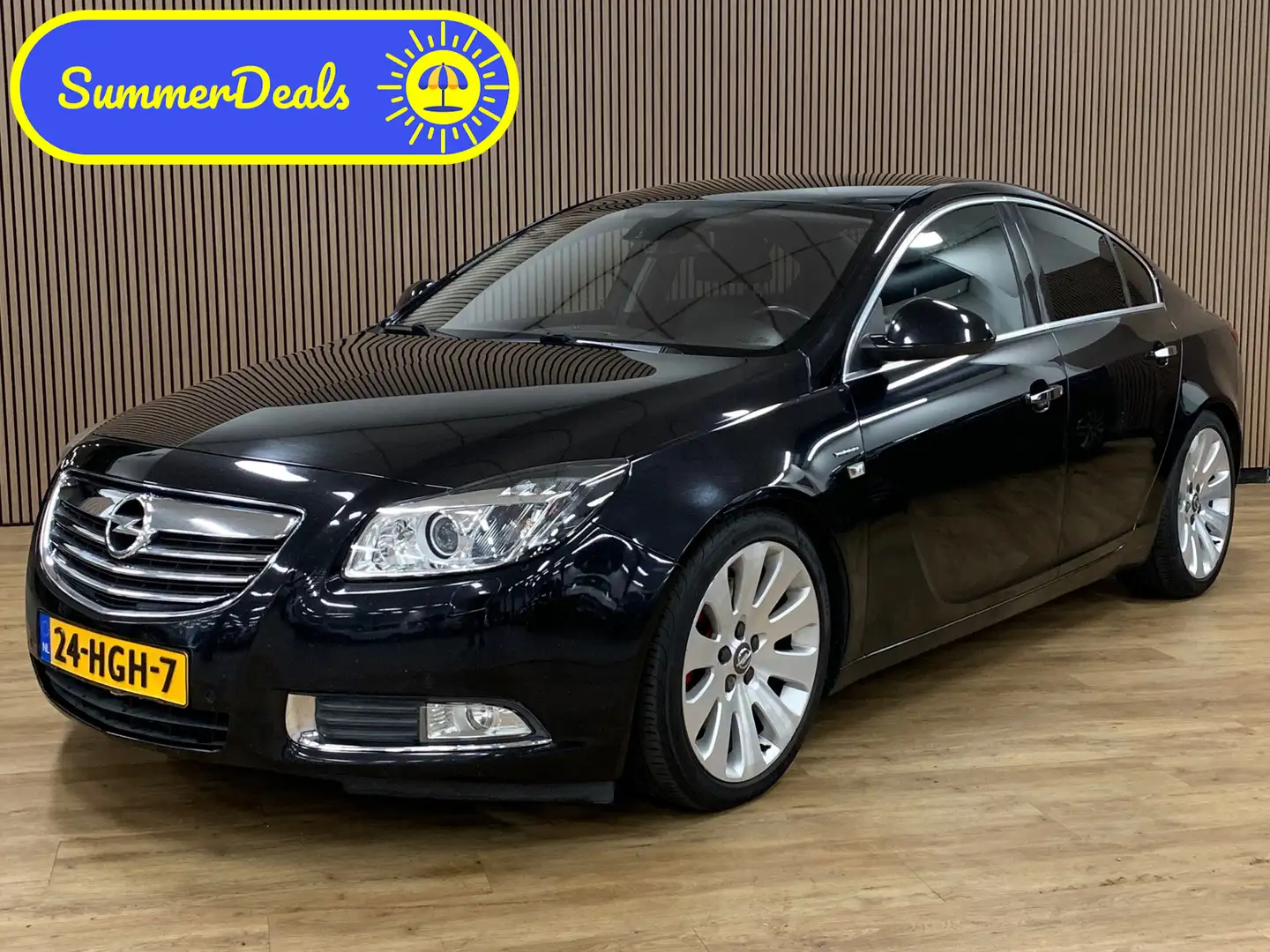 Opel Insignia 2.8 T Sport 4x4|Navigatie|Climate Control| Zwart - 1