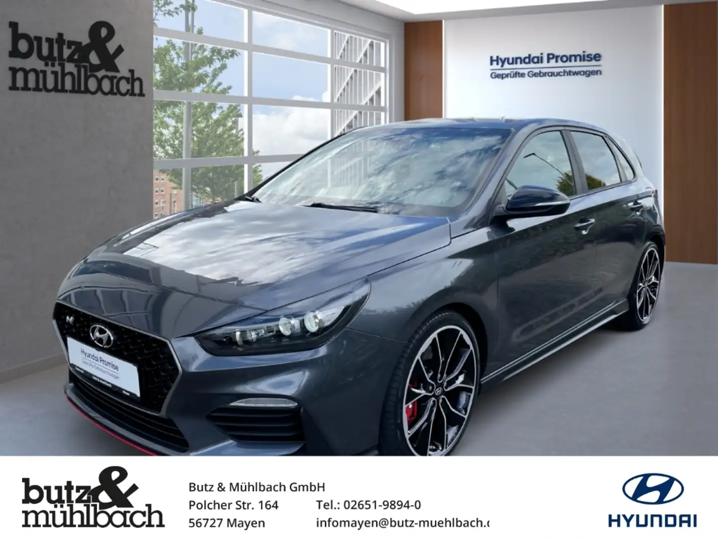 Hyundai i30 N Performance 2.0 T-GDI-MAYEN Grigio - 1