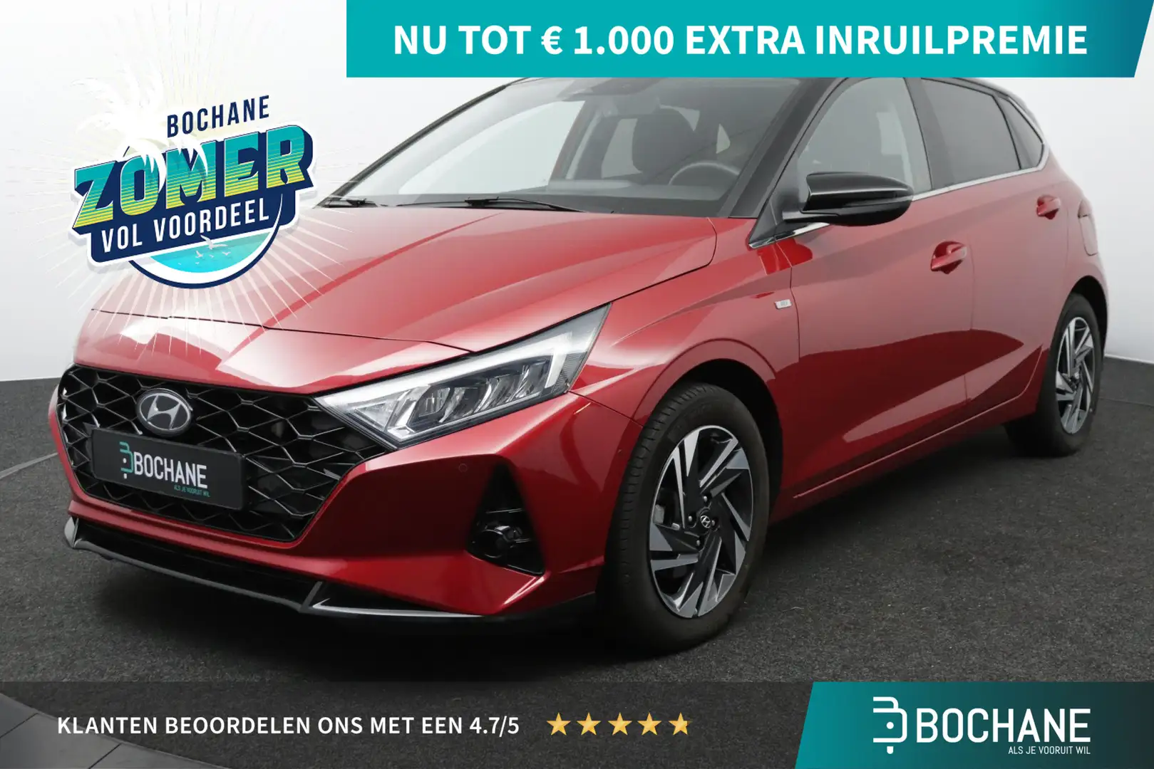 Hyundai i20 1.0 T-GDI 100pk Premium | Luxe Uitvoering | Stoel& Czerwony - 1