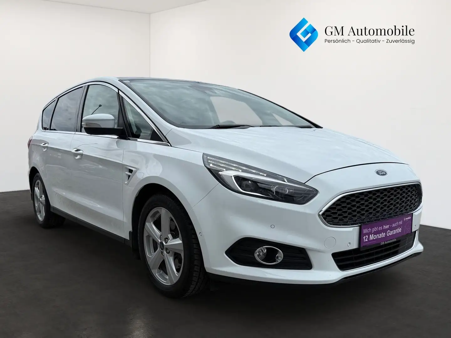 Ford S-Max Titanium 2.0 TDCi Bi-Turbo Auto-Start/Stop Aut., Weiß - 2