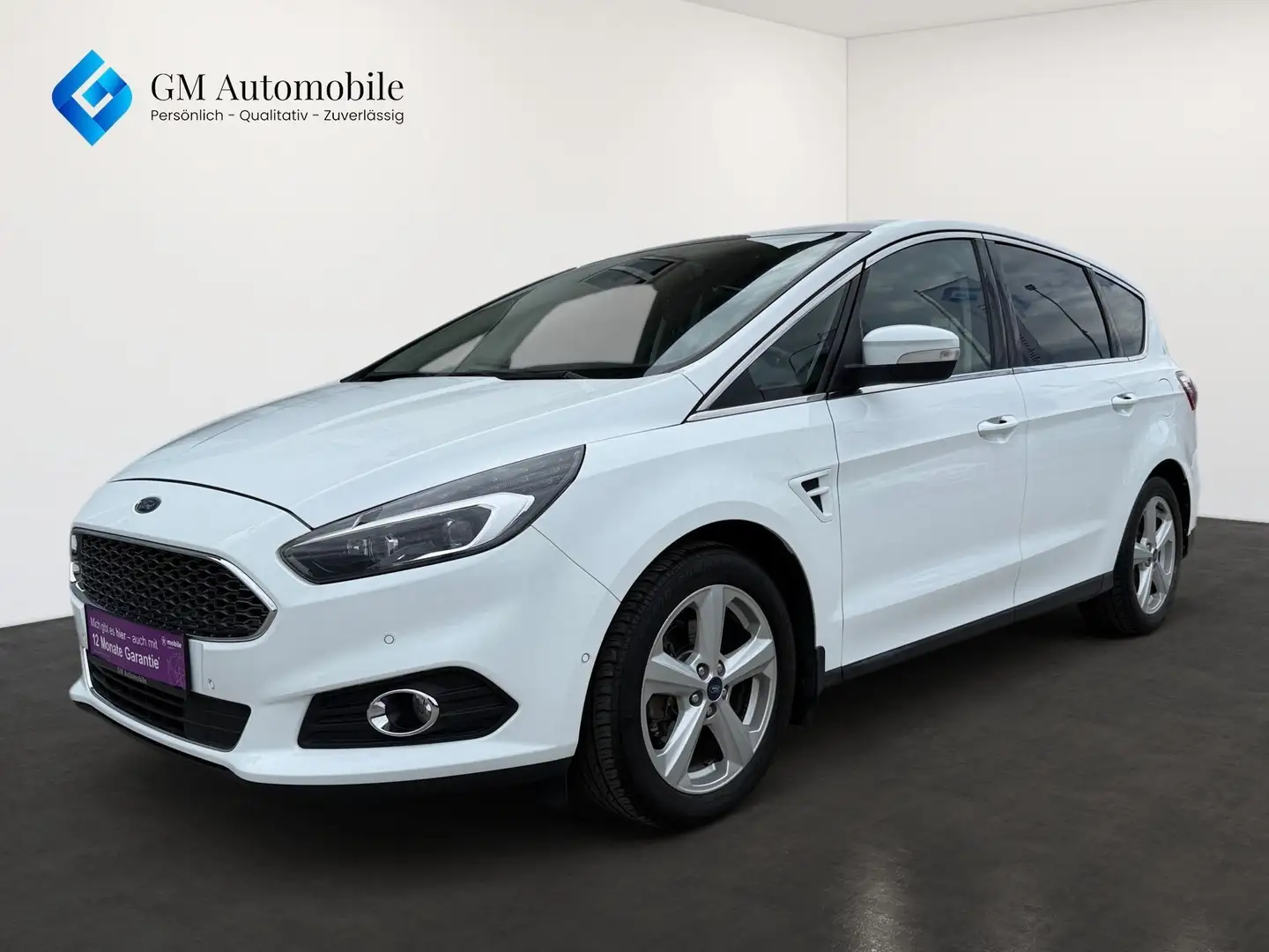 Ford S-Max Titanium 2.0 TDCi Bi-Turbo Auto-Start/Stop Aut., Weiß - 1