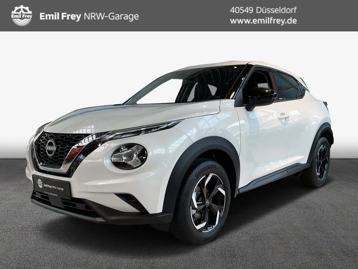 Nissan Juke 1.0 DIG-T N-Style LED/Klima/Tempomat Weiß - 1