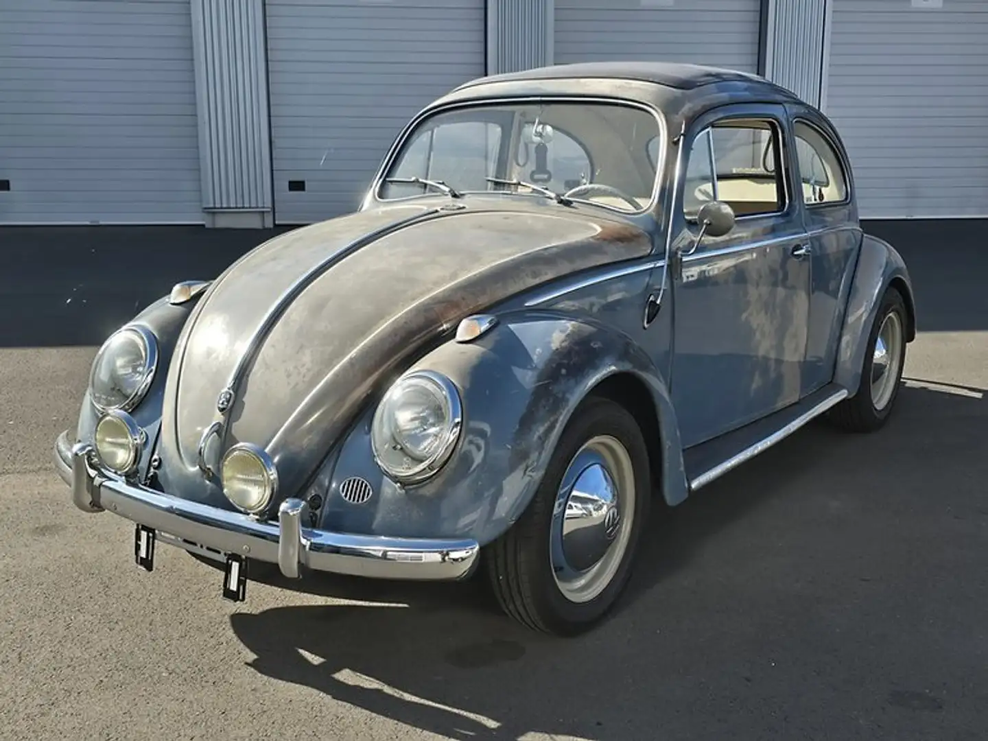 Volkswagen Käfer Faltdachkäfer aus 1958 Albastru - 1