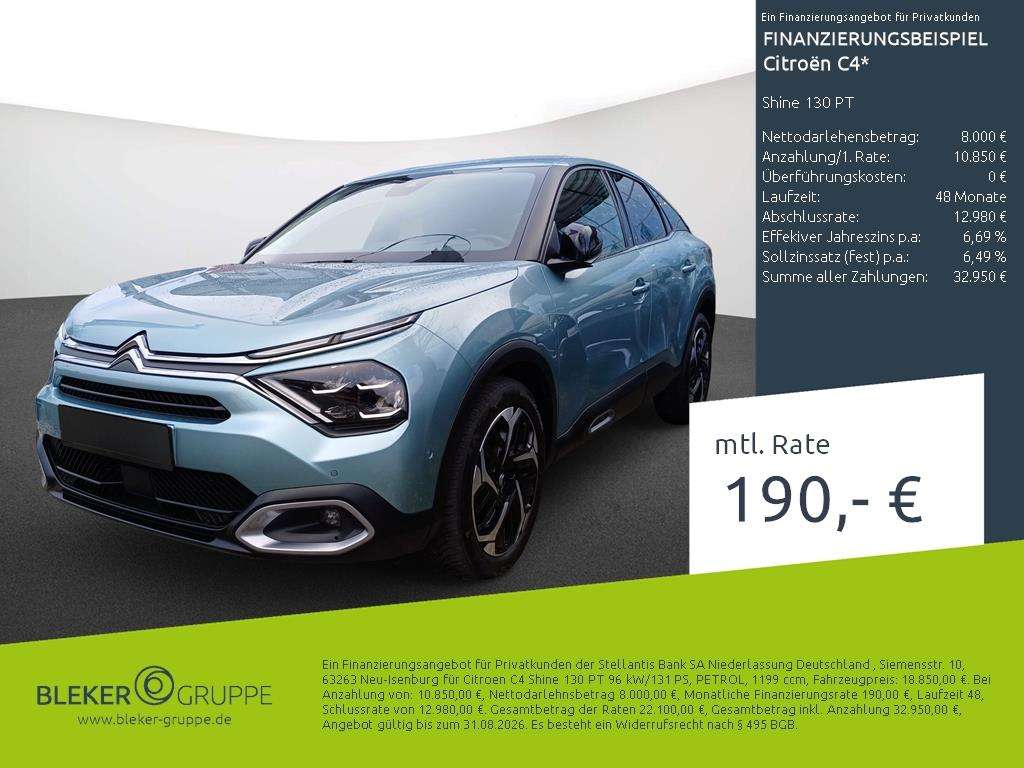 Second hand Citroen C4 1.2 shine