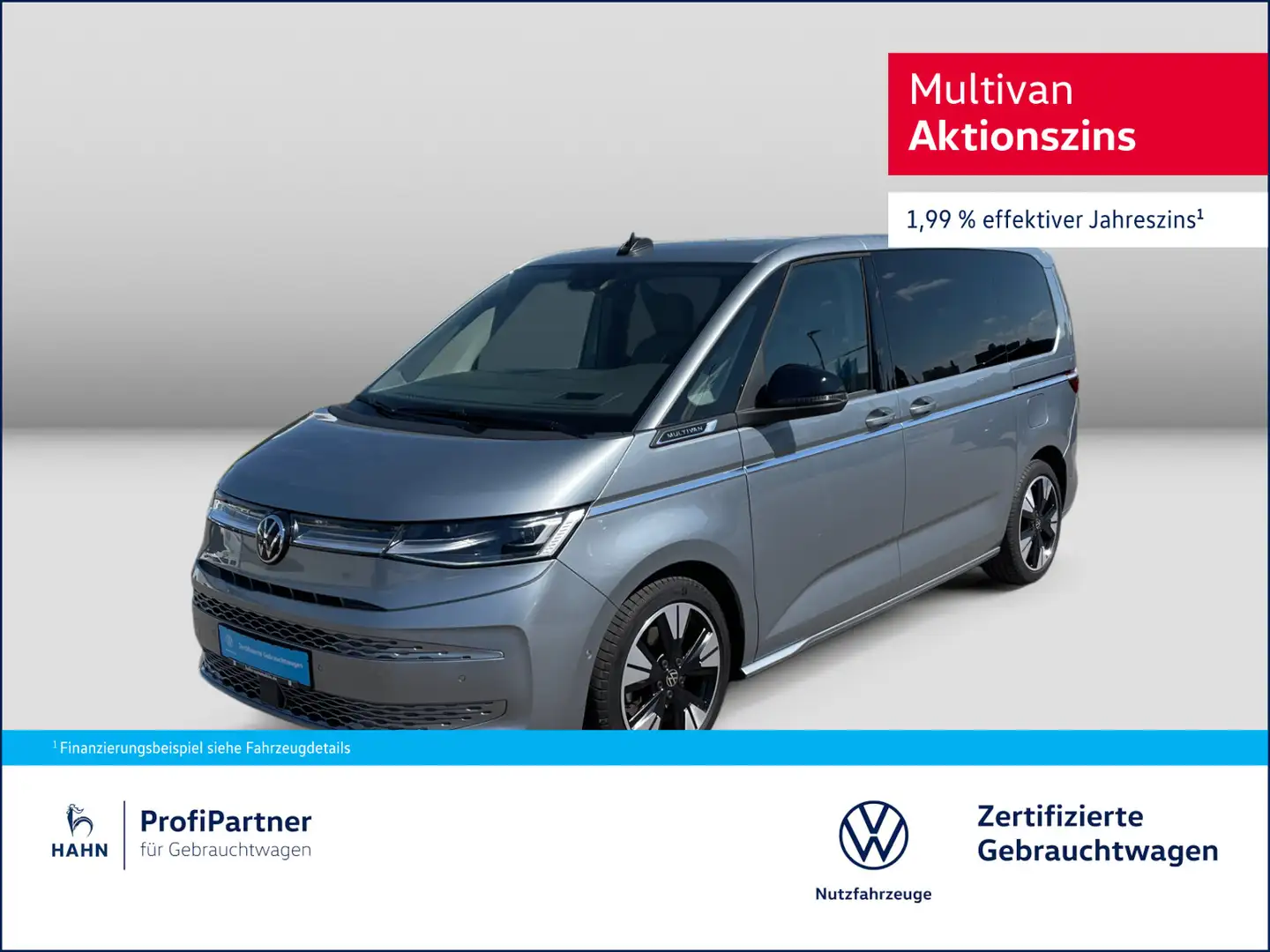 Volkswagen T7 Multivan T7 Multivan Style 1,4TSI eHybrid 110kW NAVI STAN Silber - 1