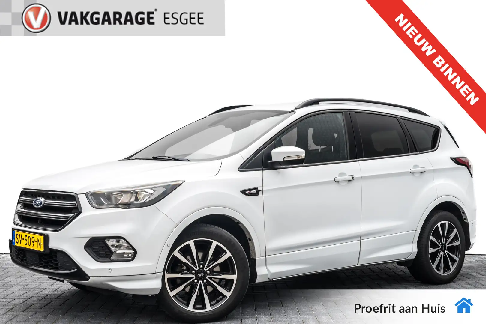 Ford Kuga 1.5 120 PK EcoBoost ST Line RIJKLAAR INCL : GARANT Wit - 1